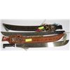 Image 1 : 2 DECORATIVE MACHETES IN CASES MADE IN
