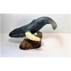 26)  ORCA CERAMIC SCULPTURE