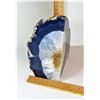 Image 2 : 4)  GREY & WHITE AGATE  CRYSTAL GEODE