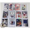 Image 1 : BIN OF 13 HOCKEY JERSEY/PATCH CARDS