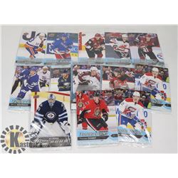 BIN OF 13 YOUNG GUNS OVERSIZED CARDS