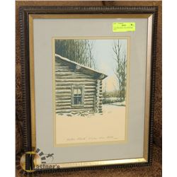 LEN GIBBS PRINT YELLOW BLIND 42/50