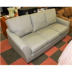 GREY FABRIC 80" SOFA. FURNITURE