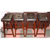 Image 1 : GROUP  OF 4 BAR STOOLS