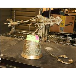 ORNATE BRASS ENTRY BELL