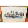Image 1 : FRAMED PICTURE OF CANADA PLACE, VANCOUVER BY