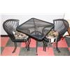 Image 1 : 5 PIECE METAL PATIO SET WITH 4 CUSHIONS