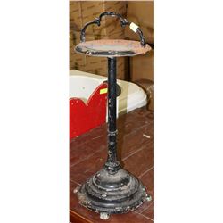 ANTIQUE FLOOR STAND ASHTRAY