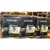 Image 1 : LOT OF 3 LEXMARK C782U1 YELLOW AND CYAN PRINT