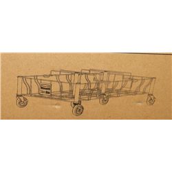 NEW RUBBERMAID ST STEEL DOLLY FOR SLIM JIM