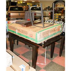 LOT OF 3 AS IS KITCHEN TABLES WITH ONE STOOL