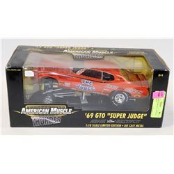 ERTL AMERICAN MUSCLE 1969 GTO "SUPER JUDGE"