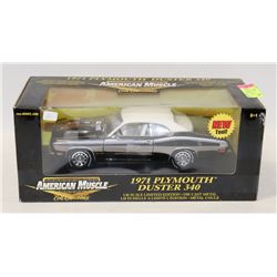 ERTL AMERICAN MUSCLE 1971 PLYMOUTH DUSTER 340