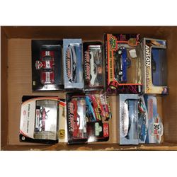 LARGE BOX OF VARIOUS SIZE AND TYPES OF DIE CAST
