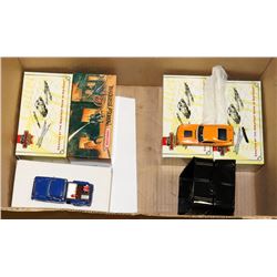 BOX OF 6 DIE CASTS INCL MATCHBOX AND MORE.