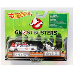 HOTWHEELS GHOSTBUSTERS VEHICLE COLLECTION.