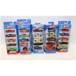 LOT OF 5 HOTWHEELS & MATCHBOX.