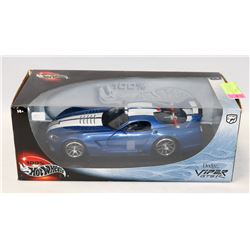 HOTWHEELS DODGE VIPER GTSR 1:18 SCALE DIE CAST