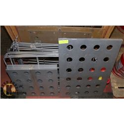 ROLLING STAINLESS STEEL SHELVING INCLUDES ALL