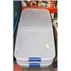 Image 1 : LOT OF 2 UNDERBED STORAGE TOTES.