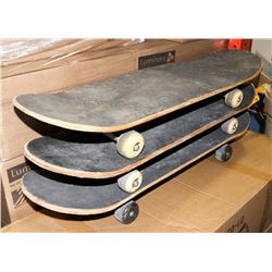 LOT OF 3 SKATEBOARDS