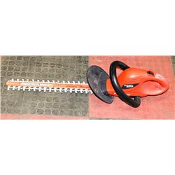 BLACK AND DECKER HEDGE TRIMMER, ELECTRIC.