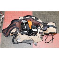 CAMERA BAG WITH CANON CAMERA, LENSES, FLASHES AND