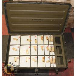 US ARMY MEDIC SUPPLY BOX - WATER TIGHT- ALUMINUM,