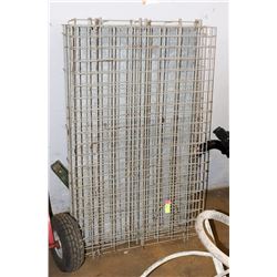 LARGE STEEL FOLDING DOG CAGE.