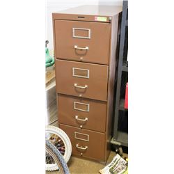 4 DRAWER FILING CABINET.