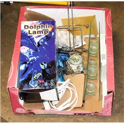 BOX OF ASSORTED HOUSEHOLD ITEMS