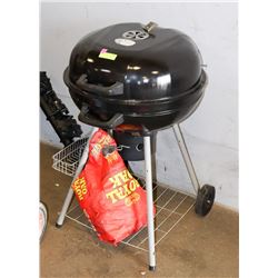 CHARCOAL BBQ WITH BRIQUETS