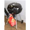Image 1 : CHARCOAL BBQ WITH BRIQUETS