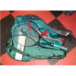 LOT OF 3 TENNIS RACQUETS