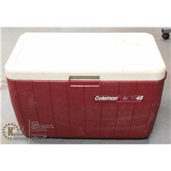COLEMAN RED POLYLITE 48 COOLER