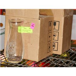 SET OF 8 CAMEO CRYSTAL HAND CUT WINE GLASSES MADE