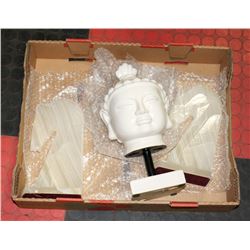 2 MARBLE HORSE HEAD BOOK ENDS & HOME DECOR