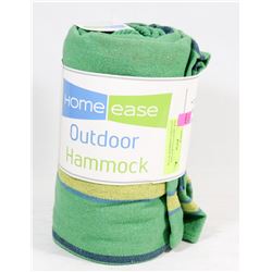 NEW GREEN COLOURED TREE ANCHORED HAMMOCK 79" X 40