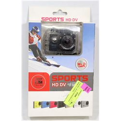 UNUSED  HD WATER RESISTANT  SPORTS CAMERA