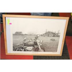 HARLEY DAVIDSON LIMITED EDITION 119/500 PRINT