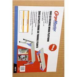 NEW 300LB FOLDING WORK PLATFORM.