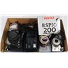 Image 1 : FLAT WITH 3 PENTAX CAMERAS AND ACCESSORIES.