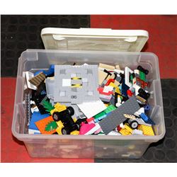 BIN WITH OVER 11 LBS OF LEGO