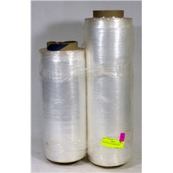 2 NEW ROLLS OF SHRINK WRAP