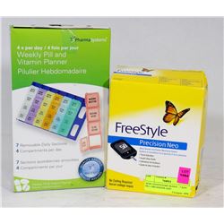 NEW LIFESYSTEMS 4X/DAY - 7 DAY PILL ORGANIZER AND