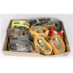 LOT OF TIE DOWN RATCHETS