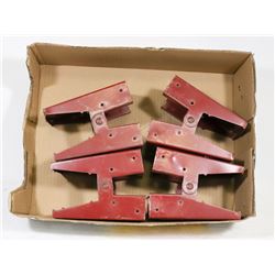 SET OF 4 METAL SAWHORSE BRACKETS