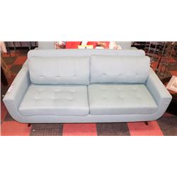 NEW TEAL FABRIC 84" SOFA.