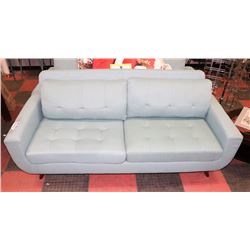 NEW TEAL FABRIC 84" SOFA.