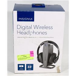 INSIGNIA DIGITAL WIRELESS HEADPHONES FOR TV